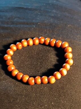 Brown Beaded Stretch Bracelet - Women Jewelry